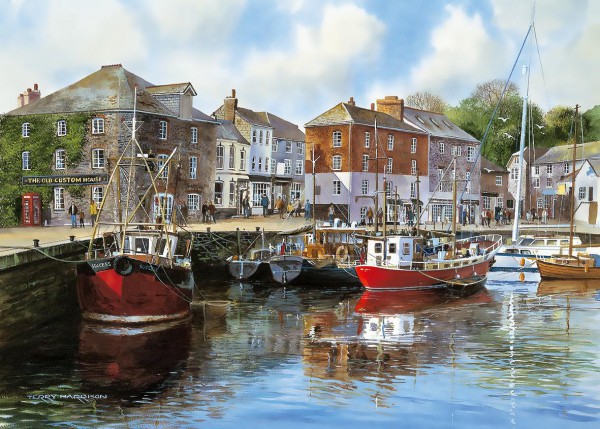 GIBSONS, G476, 5012269004762, PUZZLE TEMATICO GIBSONS PORTI PADSTOW HARBOUR 1000 PZ
