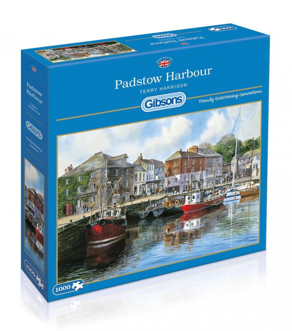 GIBSONS, G476, 5012269004762, PUZZLE TEMATICO GIBSONS PORTI PADSTOW HARBOUR 1000 PZ