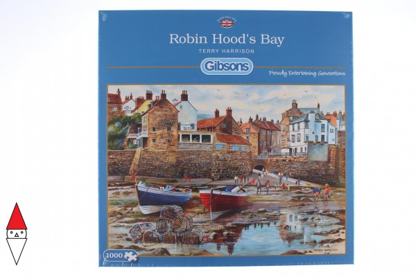 GIBSONS, G6189, 5012269061895, PUZZLE PAESAGGI GIBSONS PORTI ROBIN HOODS BAY 1000 PZ