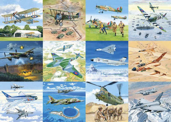 GIBSONS, G6242, 5012269062427, PUZZLE MEZZI DI TRASPORTO GIBSONS AEREI A TRIBUTE TO OUR FINEST 1000 PZ