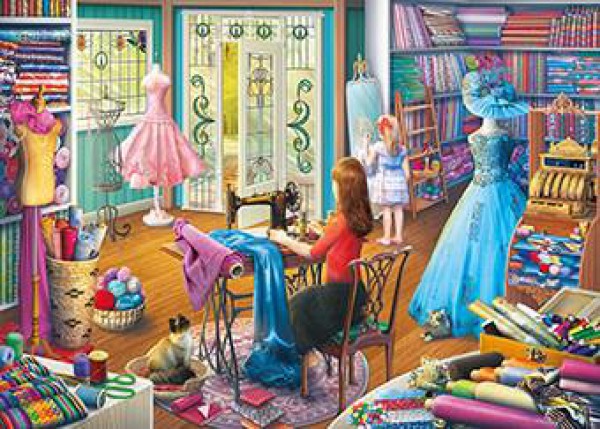 GIBSONS, G6261, 5012269062618, PUZZLE TEMATICO GIBSONS MESTIERI THE DRESSMAKERS DAUGHTER 1000 PZ