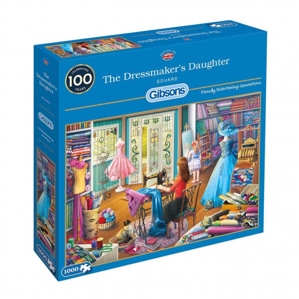 GIBSONS, G6261, 5012269062618, PUZZLE TEMATICO GIBSONS MESTIERI THE DRESSMAKERS DAUGHTER 1000 PZ