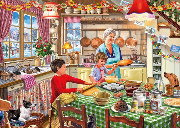 GIBSONS, G6253, 5012269062533, PUZZLE TEMATICO GIBSONS NATALE CHRISTMAS TREATS 1000 PZ