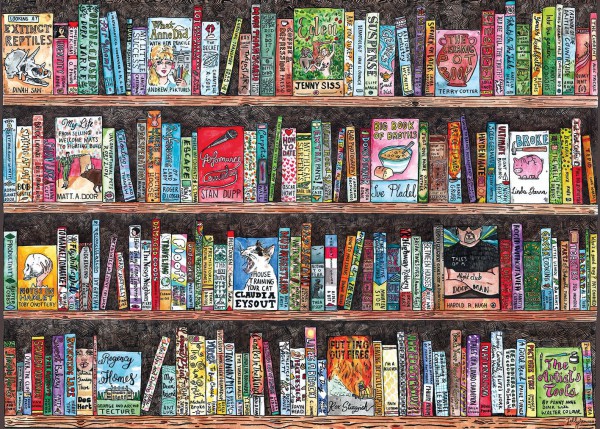 GIBSONS, G6257, 5012269062571, PUZZLE OGGETTI GIBSONS VINTAGE AUTHORFUL PUNS 1000 PZ