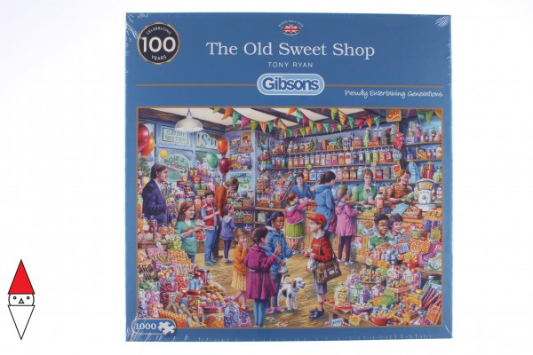 GIBSONS, G6274, 5012269062748, PUZZLE TEMATICO GIBSONS NEGOZI THE OLD SWEET SHOP 1000 PZ