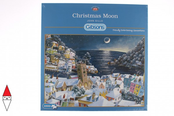 GIBSONS, G6198, 5012269061987, PUZZLE TEMATICO GIBSONS NATALE CHRISTMAS MOON 1000 PZ