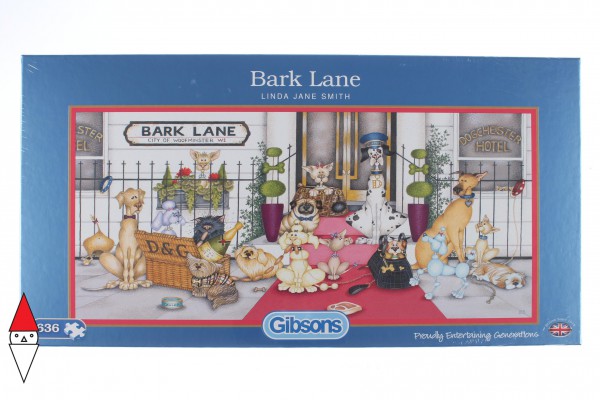 GIBSONS, G4042, 5012269040425, PUZZLE ANIMALI GIBSONS CANI BARK LANE 636 PZ