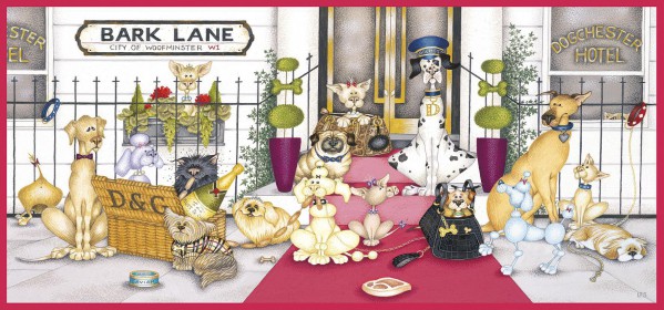 GIBSONS, G4042, 5012269040425, PUZZLE ANIMALI GIBSONS CANI BARK LANE 636 PZ