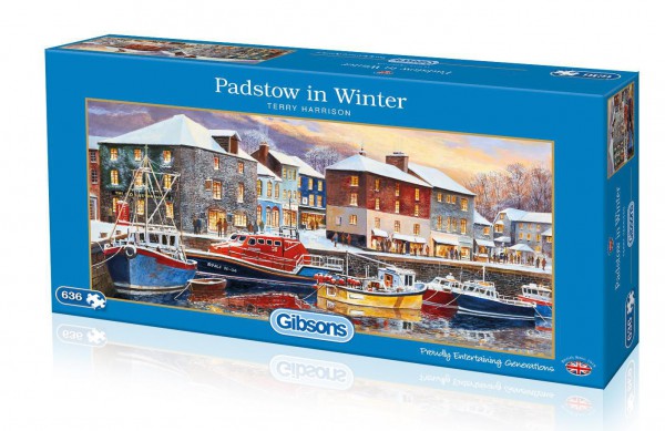 GIBSONS, G4039, 5012269040395, PUZZLE PAESAGGI GIBSONS PORTI PADSTOW IN WINTER 636 PZ