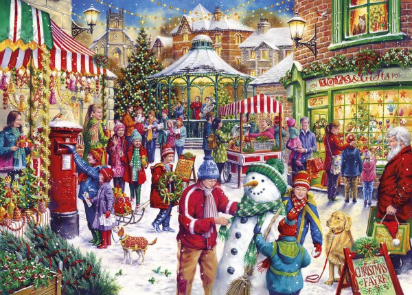 GIBSONS, G2019, 5012269020199, PUZZLE TEMATICO GIBSONS NATALE SECRET SANTA CHRISTMAS LIMITED EDITION 1000 PZ