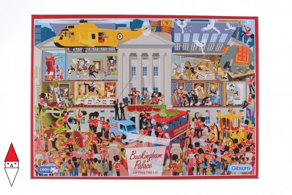 GIBSONS, G7097, 5012269070972, PUZZLE EDIFICI GIBSONS PALAZZI LIFTING THE LID - BUCKINGHAM PALACE 1000 PZ