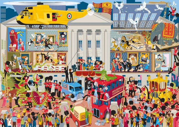 GIBSONS, G7097, 5012269070972, PUZZLE EDIFICI GIBSONS PALAZZI LIFTING THE LID - BUCKINGHAM PALACE 1000 PZ
