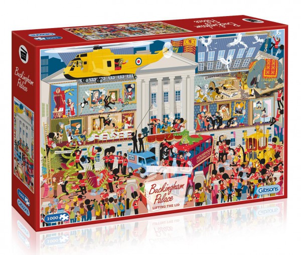 GIBSONS, G7097, 5012269070972, PUZZLE EDIFICI GIBSONS PALAZZI LIFTING THE LID - BUCKINGHAM PALACE 1000 PZ