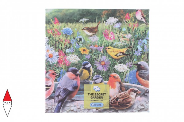 GIBSONS, G3406, 5012269034066, PUZZLE ANIMALI GIBSONS UCCELLI THE SECRET GARDEN 500 PZ