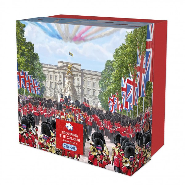 GIBSONS, G3427, 5012269034271, PUZZLE TEMATICO GIBSONS NAZIONI TROOPING THE COLOUR 500 PZ