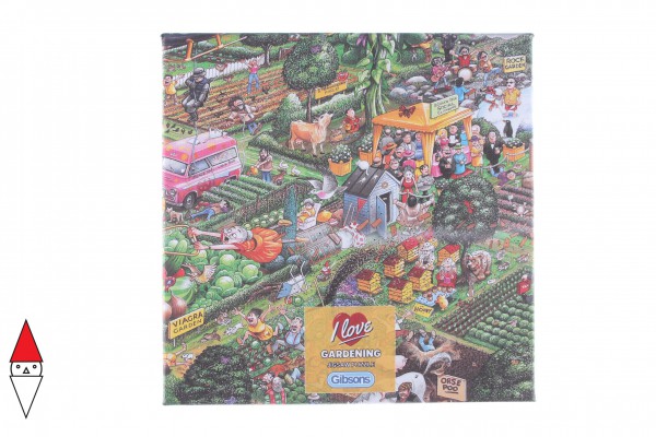 GIBSONS, G3421, 5012269034219, PUZZLE TEMATICO GIBSONS GIARDINI I LOVE GARDENING 500 PZ