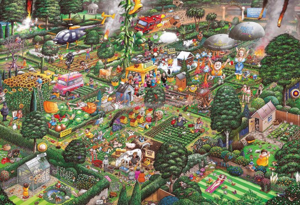 GIBSONS, G3421, 5012269034219, PUZZLE TEMATICO GIBSONS GIARDINI I LOVE GARDENING 500 PZ