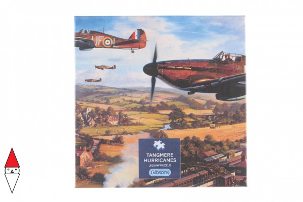 GIBSONS, G3418, 5012269034189, PUZZLE MEZZI DI TRASPORTO GIBSONS AEREI TANGMERE HURRICANES 500 PZ