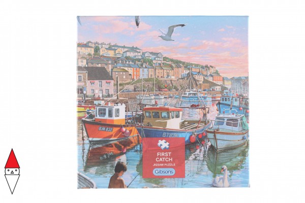 GIBSONS, G3428, 5012269034288, PUZZLE MEZZI DI TRASPORTO BARCHE PESCA 500 PZ