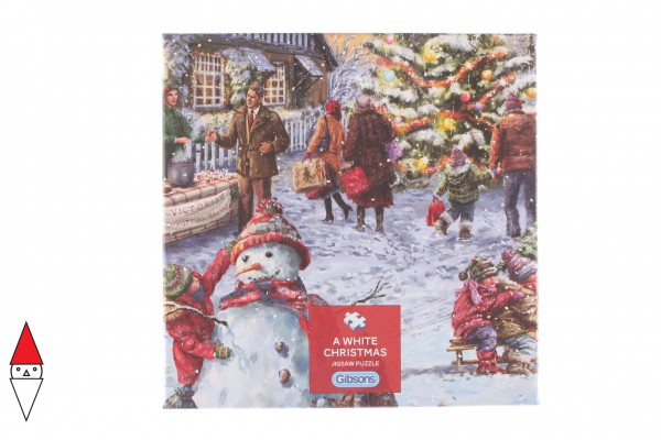 GIBSONS, G3409, 5012269034097, PUZZLE TEMATICO GIBSONS NATALE A WHITE CHRISTMAS 500 PZ