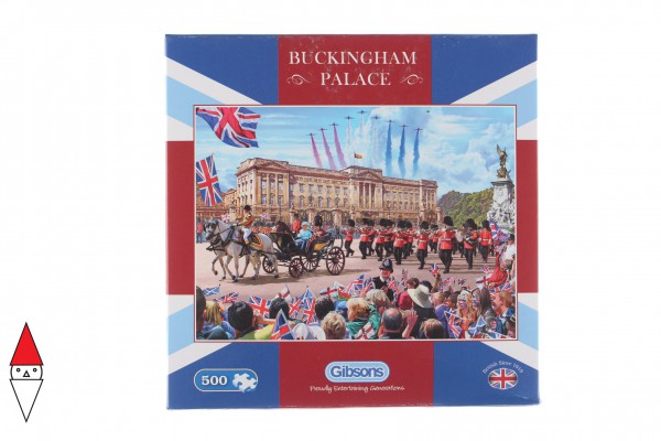 GIBSONS, G3401, 5012269034011, PUZZLE EDIFICI GIBSONS PALAZZI BUCKINGHAM PALACE 500 PZ G3401