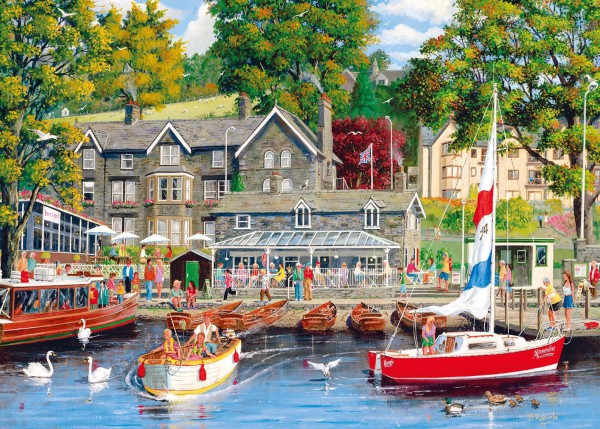 GIBSONS, G3415, 5012269034158, PUZZLE PAESAGGI GIBSONS PORTI SUMMER IN AMBLESIDE 500 PZ