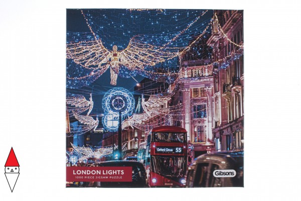 GIBSONS, G7206, 5012269072068, PUZZLE PAESAGGI GIBSONS CITTA LONDRA LONDON LIGHTS 1000 PZ