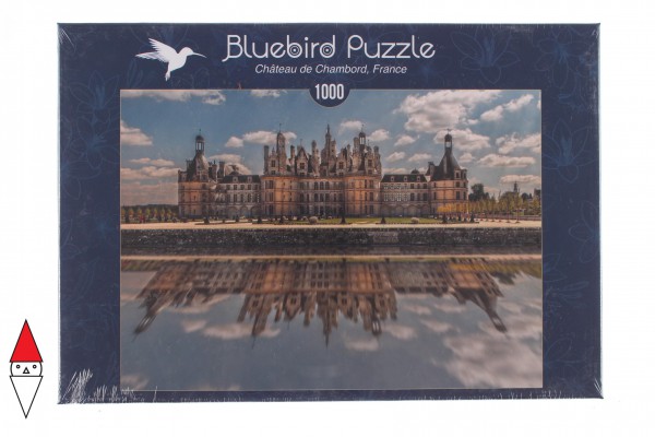 BLUEBIRD, BLUEBIRD-PUZZLE-70039, 3663384700392, PUZZLE EDIFICI BLUEBIRD CASTELLI E PALAZZI CHATEAU DE CHAMBORD FRANCE 1000 PZ