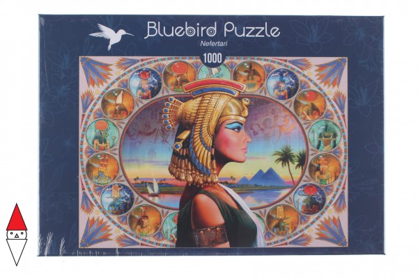 BLUEBIRD, BLUEBIRD-PUZZLE-70130, 3663384701306, PUZZLE TEMATICO BLUEBIRD ANTICO EGITTO NEFERTARI 1000 PZ