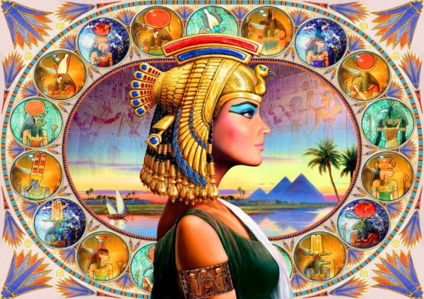 BLUEBIRD, BLUEBIRD-PUZZLE-70130, 3663384701306, PUZZLE TEMATICO BLUEBIRD ANTICO EGITTO NEFERTARI 1000 PZ