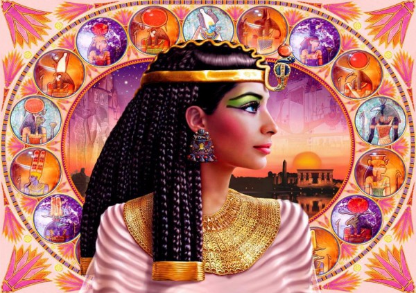 BLUEBIRD, BLUEBIRD-PUZZLE-70129, 3663384701290, PUZZLE TEMATICO BLUEBIRD ANTICO EGITTO CLEOPATRA 1000 PZ