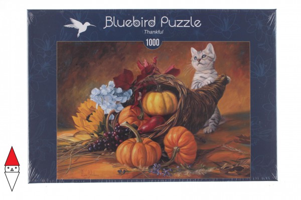 BLUEBIRD, BLUEBIRD-PUZZLE-70069, 3663384700699, PUZZLE ANIMALI BLUEBIRD GATTI THANKFUL 1000 PZ