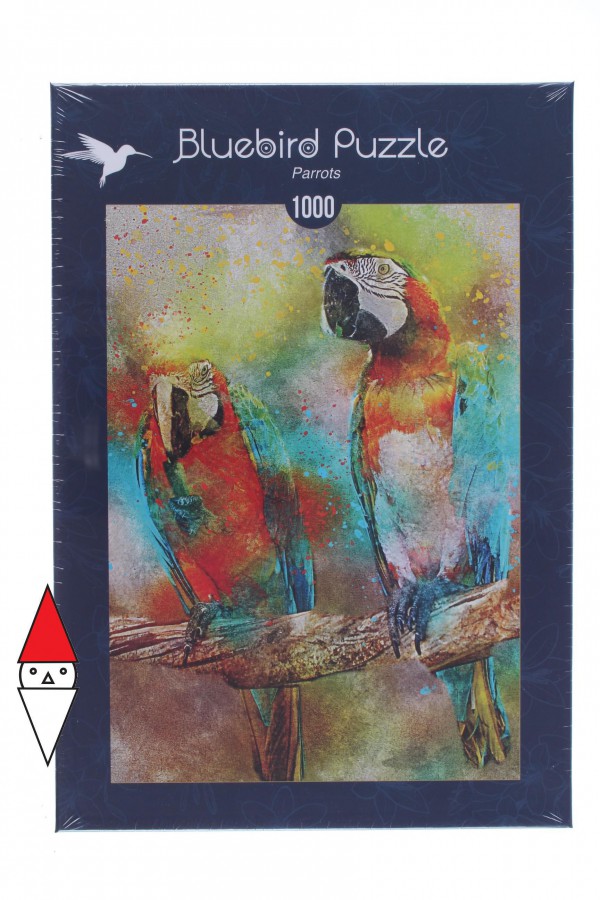 BLUEBIRD, BLUEBIRD-PUZZLE-70032, 3663384700323, PUZZLE ANIMALI BLUEBIRD PAPPAGALLI PARROTS 1000 PZ