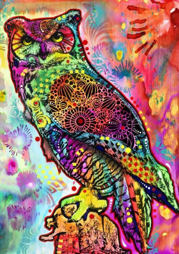 BLUEBIRD, BLUEBIRD-PUZZLE-70093, 3663384700934, PUZZLE ANIMALI BLUEBIRD GUFI OWL 1000 PZ