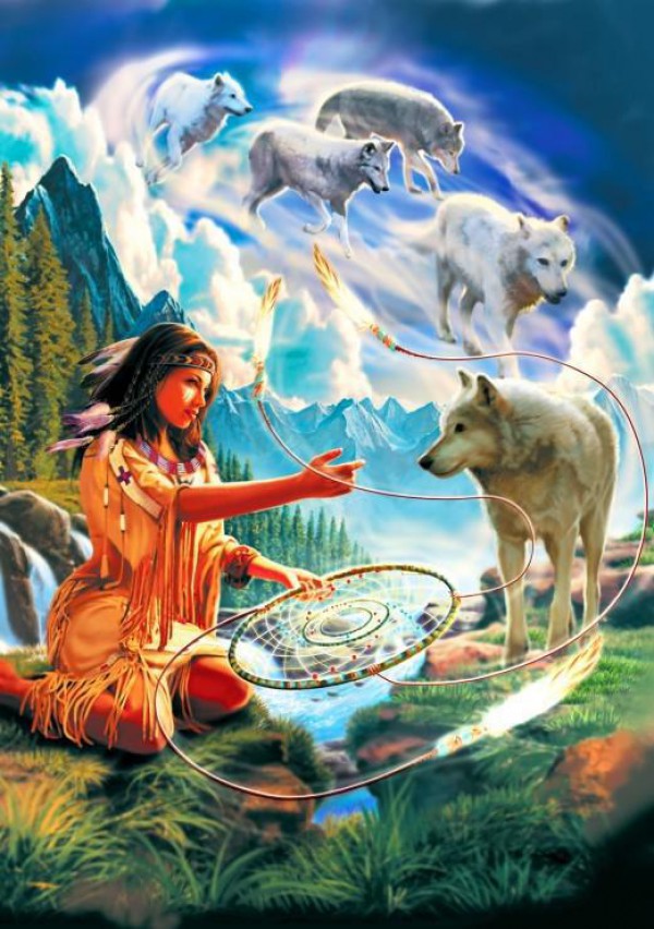 BLUEBIRD, BLUEBIRD-PUZZLE-70126, 3663384701269, PUZZLE GRAFICA BLUEBIRD FANTASY DREAM CATCHER 1000 PZ