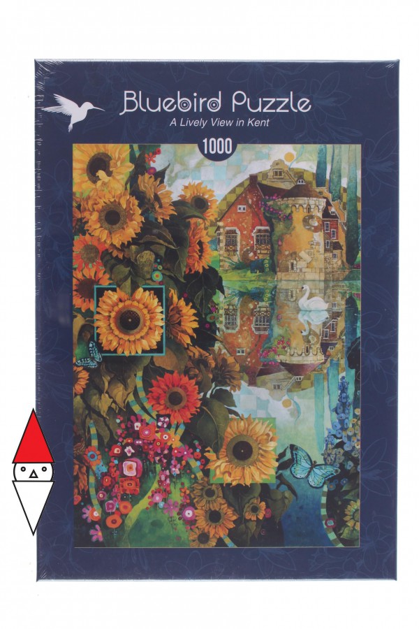 BLUEBIRD, BLUEBIRD-PUZZLE-70205, 3663384702051, PUZZLE PAESAGGI BLUEBIRD LAGHI A LIVELY VIEW IN KENT 1000 PZ