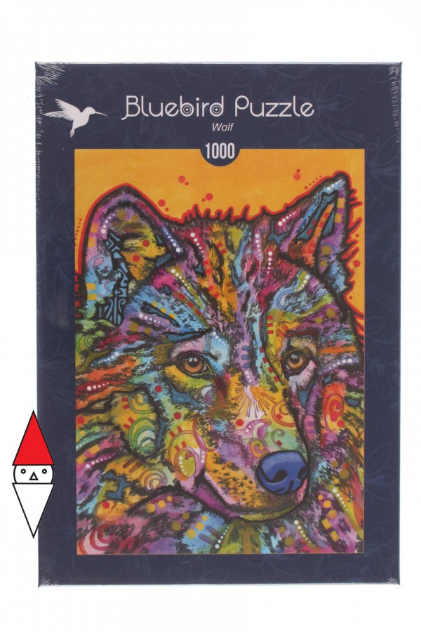 BLUEBIRD, BLUEBIRD-PUZZLE-70092, 3663384700927, PUZZLE ANIMALI BLUEBIRD LUPI WOLF 1000 PZ