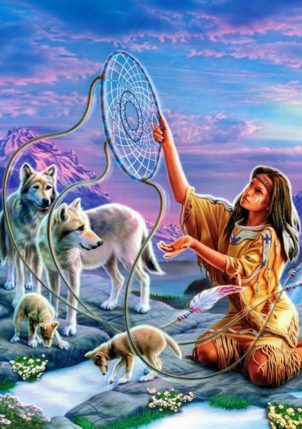BLUEBIRD, BLUEBIRD-PUZZLE-70134, 3663384701344, PUZZLE GRAFICA BLUEBIRD FANTASY DREAM CATCHER 1000 PZ
