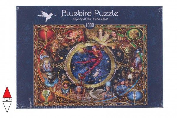BLUEBIRD, BLUEBIRD-PUZZLE-70021, 3663384700217, PUZZLE GRAFICA BLUEBIRD FANTASY LEGACY OF THE DIVINE TAROT 1000 PZ