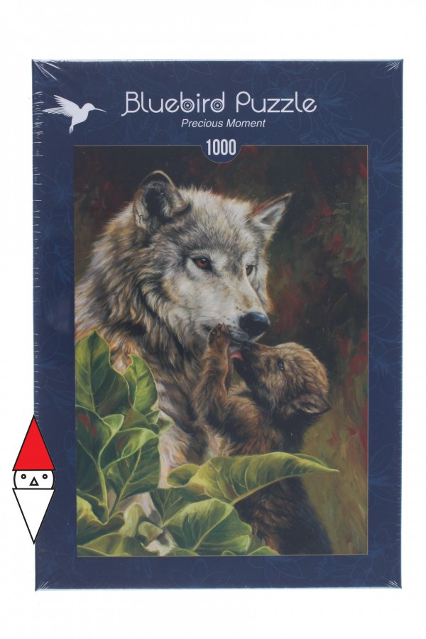 BLUEBIRD, BLUEBIRD-PUZZLE-70086, 3663384700866, PUZZLE ANIMALI BLUEBIRD LUPI PRECIOUS MOMENT 1000 PZ