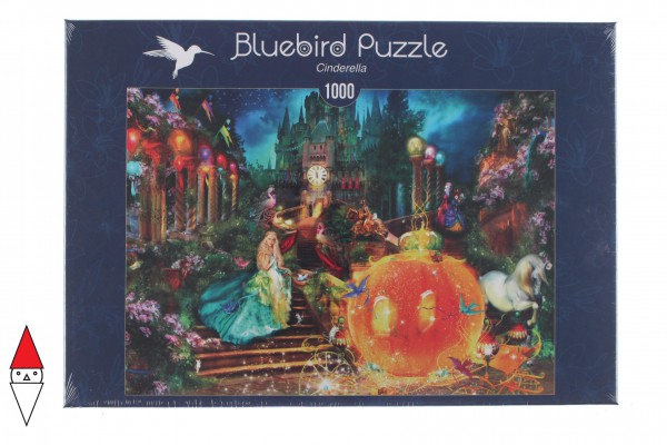 BLUEBIRD, BLUEBIRD-PUZZLE-70197, 3663384701979, PUZZLE TEMATICO BLUEBIRD FIABE E GNOMI CINDERELLA 1000 PZ