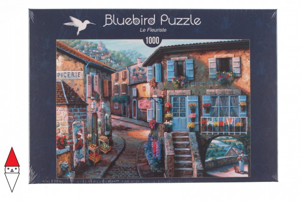 BLUEBIRD, BLUEBIRD-PUZZLE-70125, 3663384701252, PUZZLE PAESAGGI BLUEBIRD VILLAGGI LE FLEURISTE 1000 PZ
