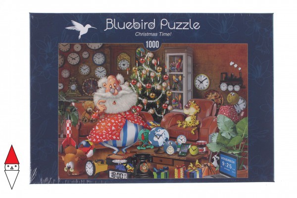 BLUEBIRD, BLUEBIRD-PUZZLE-70295, 3663384702952, PUZZLE TEMATICO BLUEBIRD NATALE CHRISTMAS TIME 1000 PZ