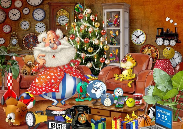 BLUEBIRD, BLUEBIRD-PUZZLE-70295, 3663384702952, PUZZLE TEMATICO BLUEBIRD NATALE CHRISTMAS TIME 1000 PZ