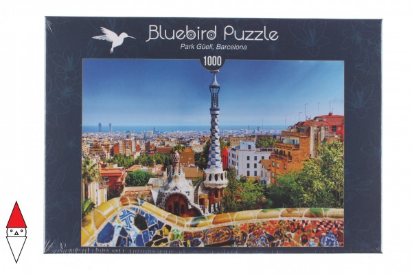 BLUEBIRD, BLUEBIRD-PUZZLE-70273, 3663384702730, PUZZLE PAESAGGI BLUEBIRD CITTA PARK GUELL, BARCELLONAEUR 1000 PZ