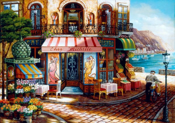 BLUEBIRD, BLUEBIRD-PUZZLE-70124, 3663384701245, PUZZLE PAESAGGI BLUEBIRD VILLAGGI CHEZ MICHELLE 1000 PZ