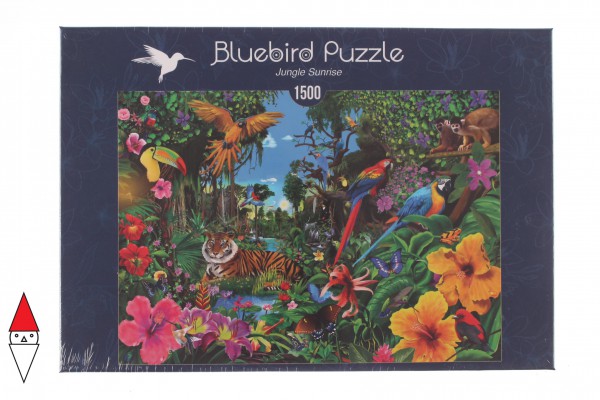BLUEBIRD, BLUEBIRD-PUZZLE-70150, 3663384701504, PUZZLE PAESAGGI BLUEBIRD FORESTA JUNGLE SUNRISE 1500 PZ