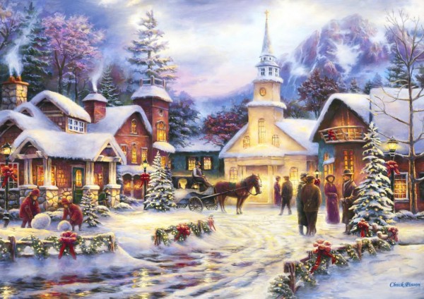 BLUEBIRD, BLUEBIRD-PUZZLE-70051, 3663384700514, PUZZLE TEMATICO BLUEBIRD NATALE FAITH RUNS DEEP 1500 PZ