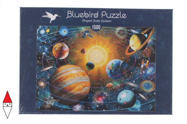 BLUEBIRD, BLUEBIRD-PUZZLE-70188, 3663384701887, PUZZLE TEMATICO BLUEBIRD SPAZIO RINGED SOLAR SYSTEM PIANETI 1500 PZ