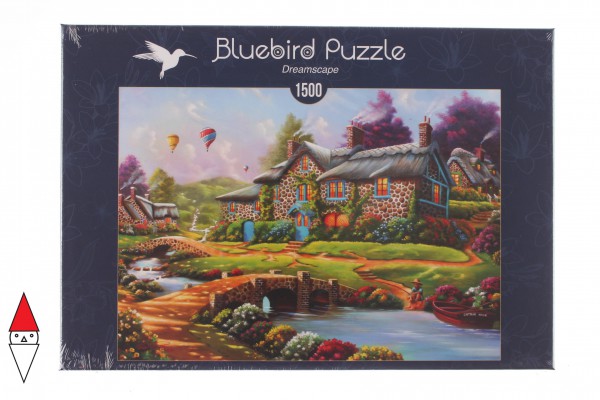 BLUEBIRD, BLUEBIRD-PUZZLE-70097, 3663384700972, PUZZLE EDIFICI BLUEBIRD COTTAGES E CHALETS DREAMSCAPE 1500 PZ